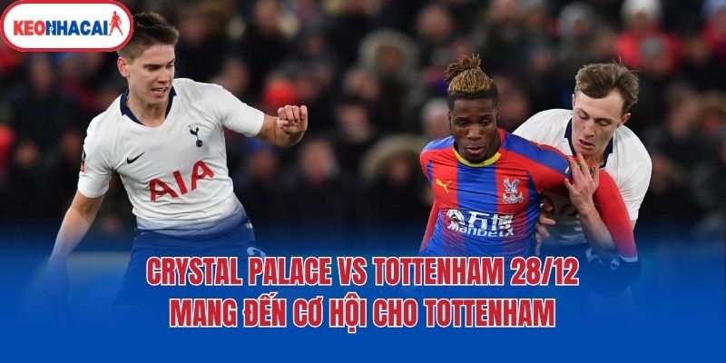 crystal palace vs tottenham 28 12 mang den co hoi cho tottenham Crystal Palace vs Tottenham 28/12 mang đến cơ hội cho Tottenham