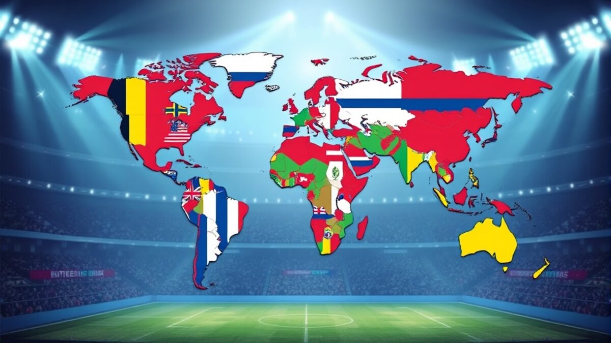 World Cup 2026: Điểm Danh Những Ứng Viên Vô Địch Hàng Đầu 2 Bản đồ bóng đá thế giới hướng tới World Cup 2026